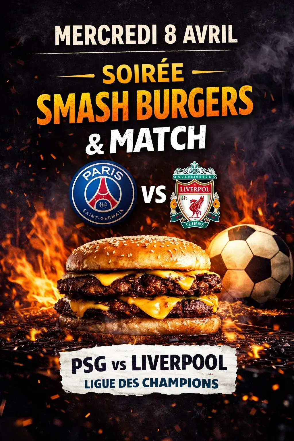 Soirée Smash Burgers & Match_Le Cannet