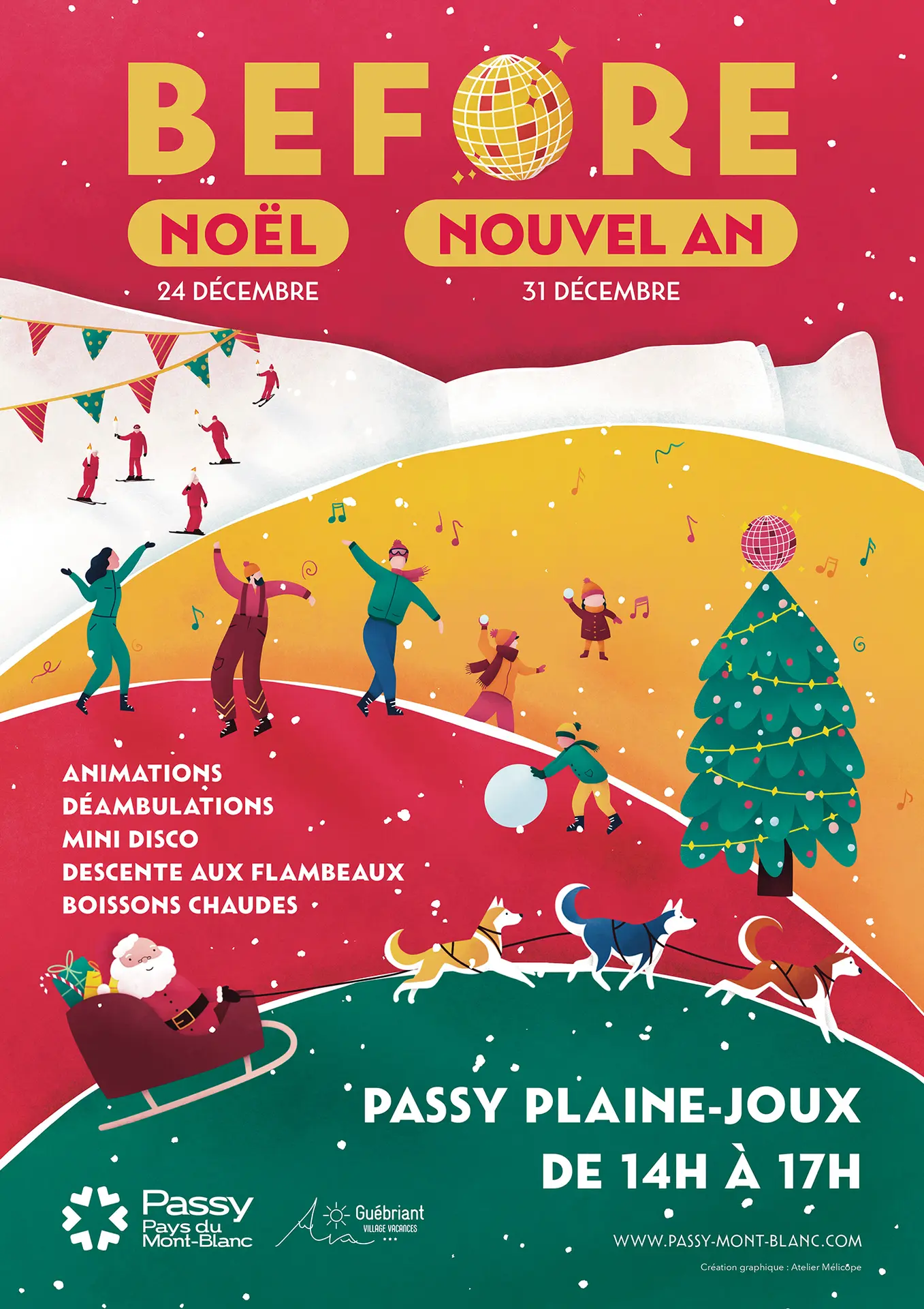 Affiche Before Noël et Nouvel An à Plaine Joux