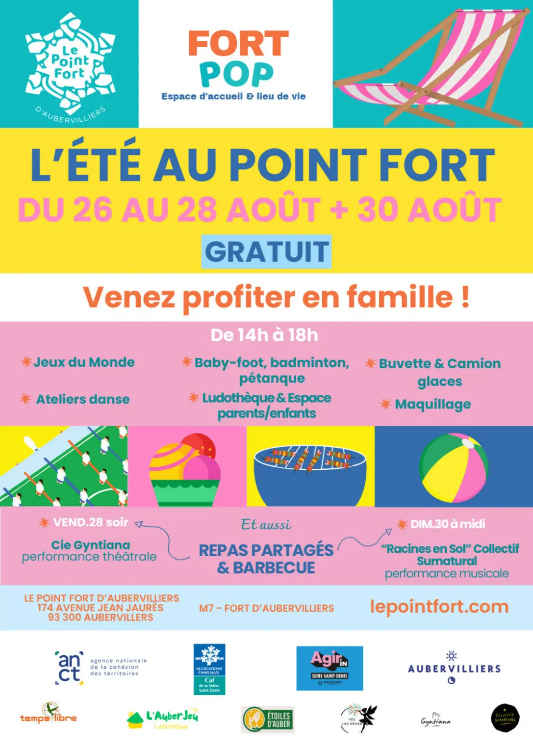 Animation estivale - L'Été au Point Fort_Aubervilliers