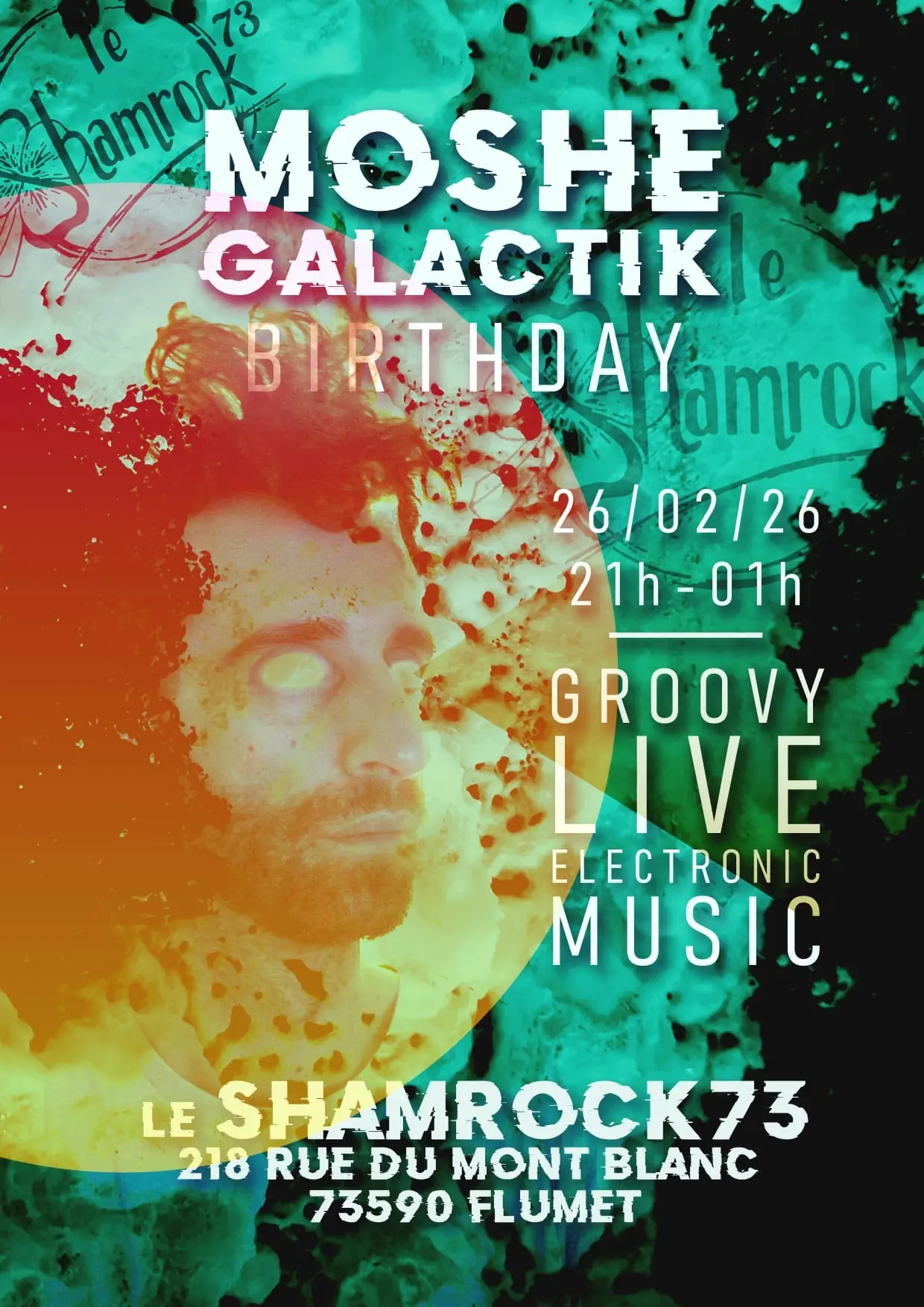 Concert groovy live electronic music
