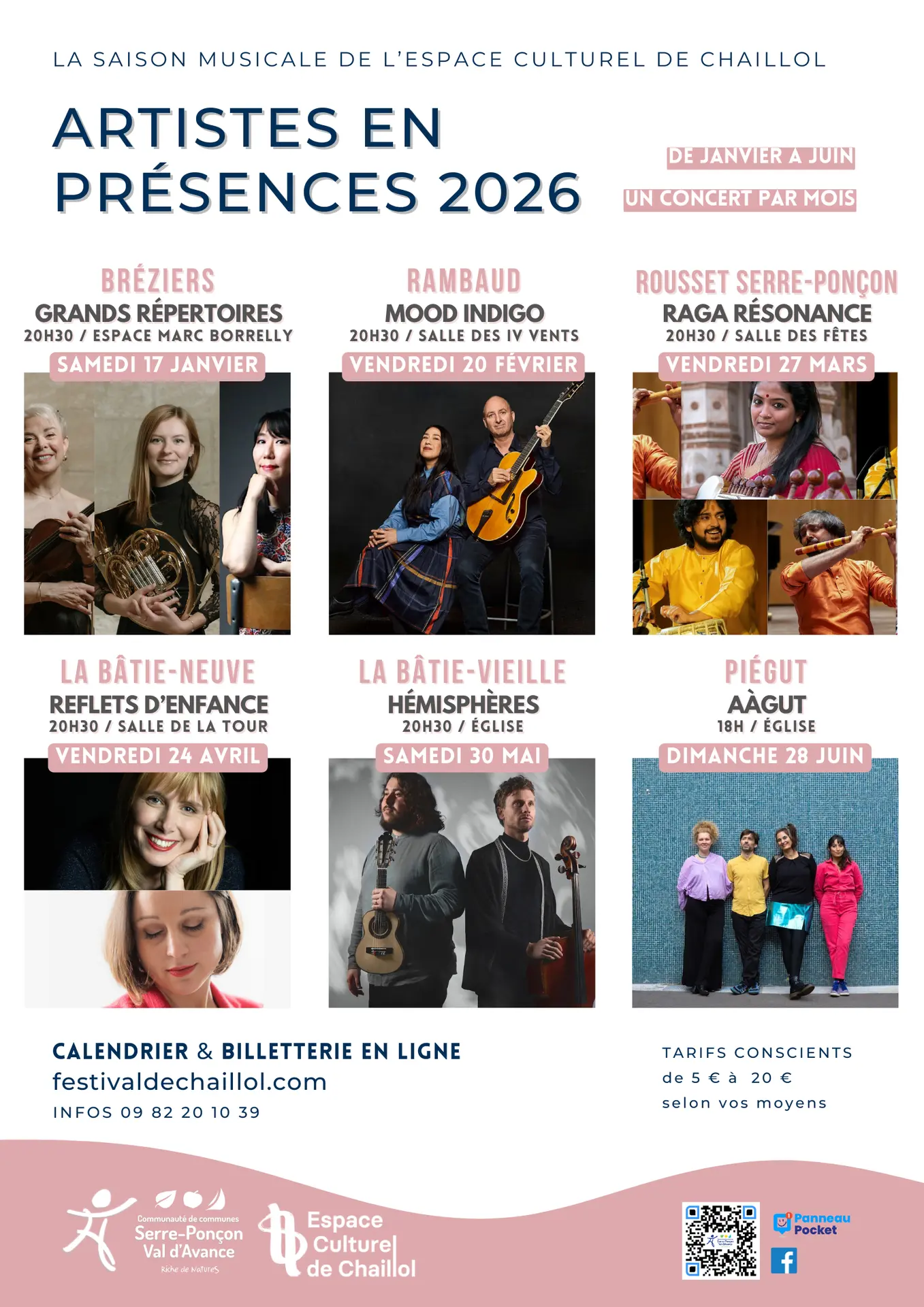 Saison musicale CCSPVA 2026