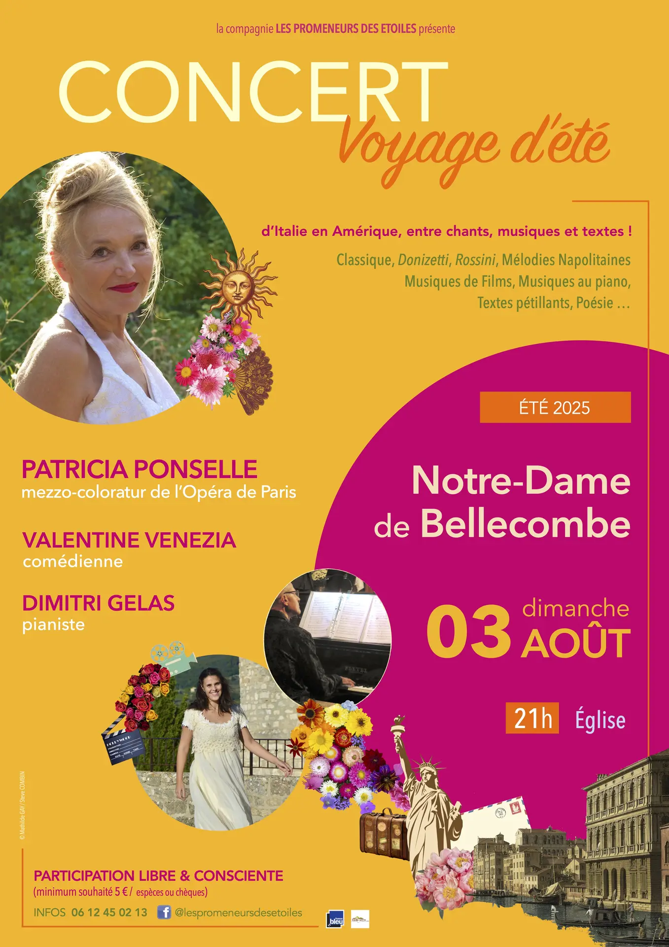 Affiche Concert Voyage d'été