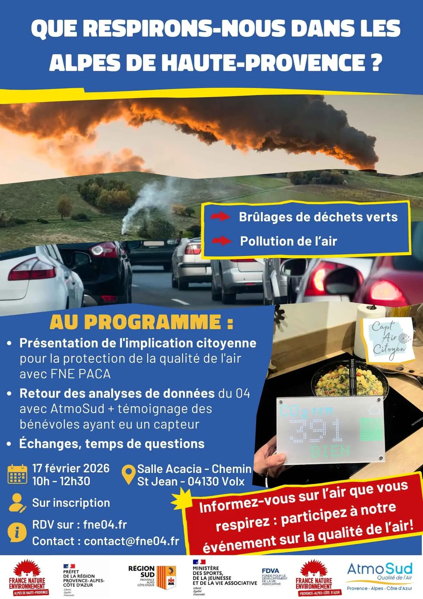 Evènement Qualité de l'air