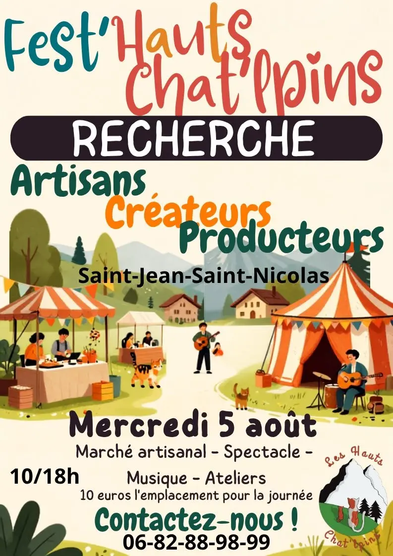 Marché artisanal Les Hauts-Chat'lpins
