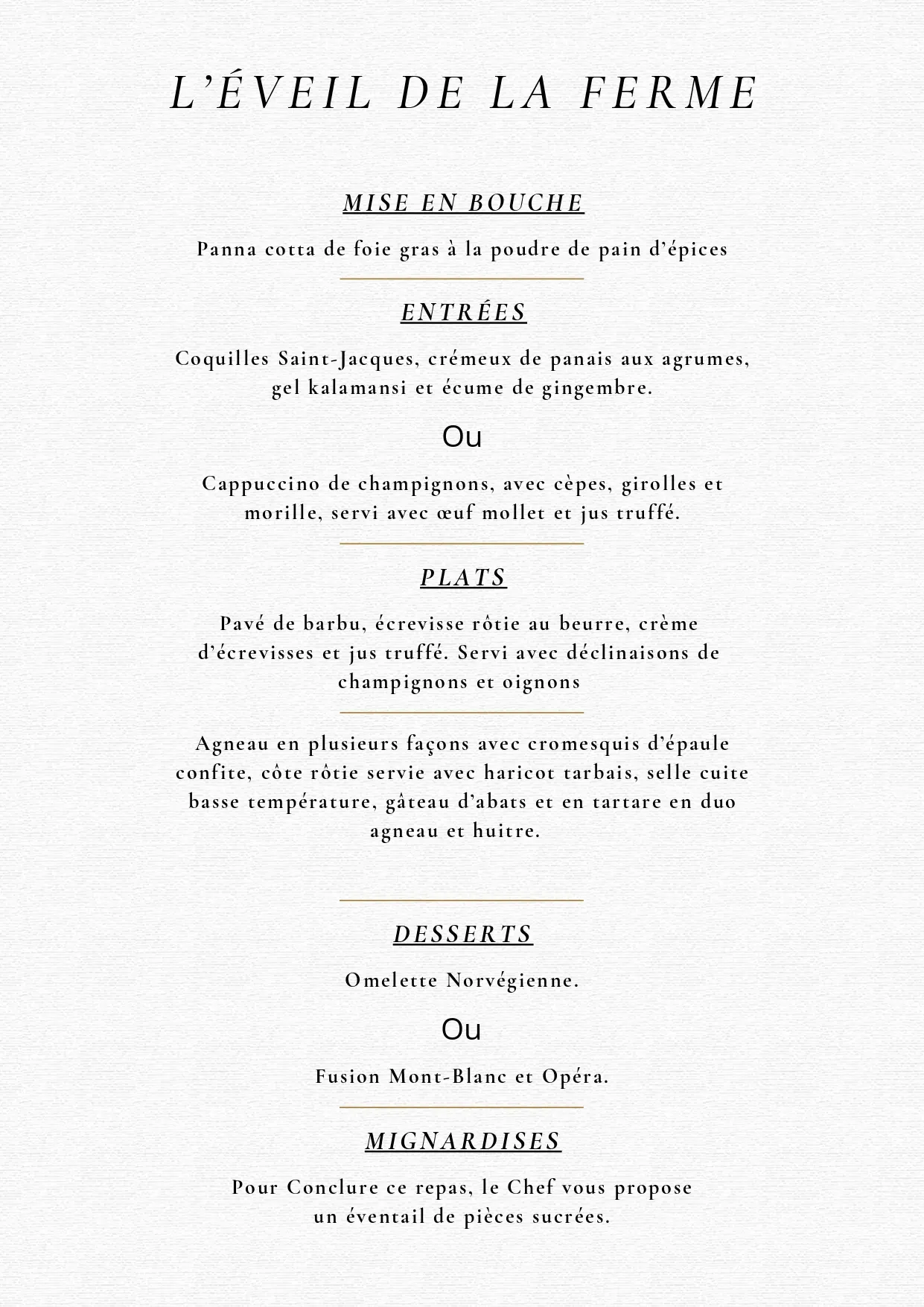 L'éveil de la ferme