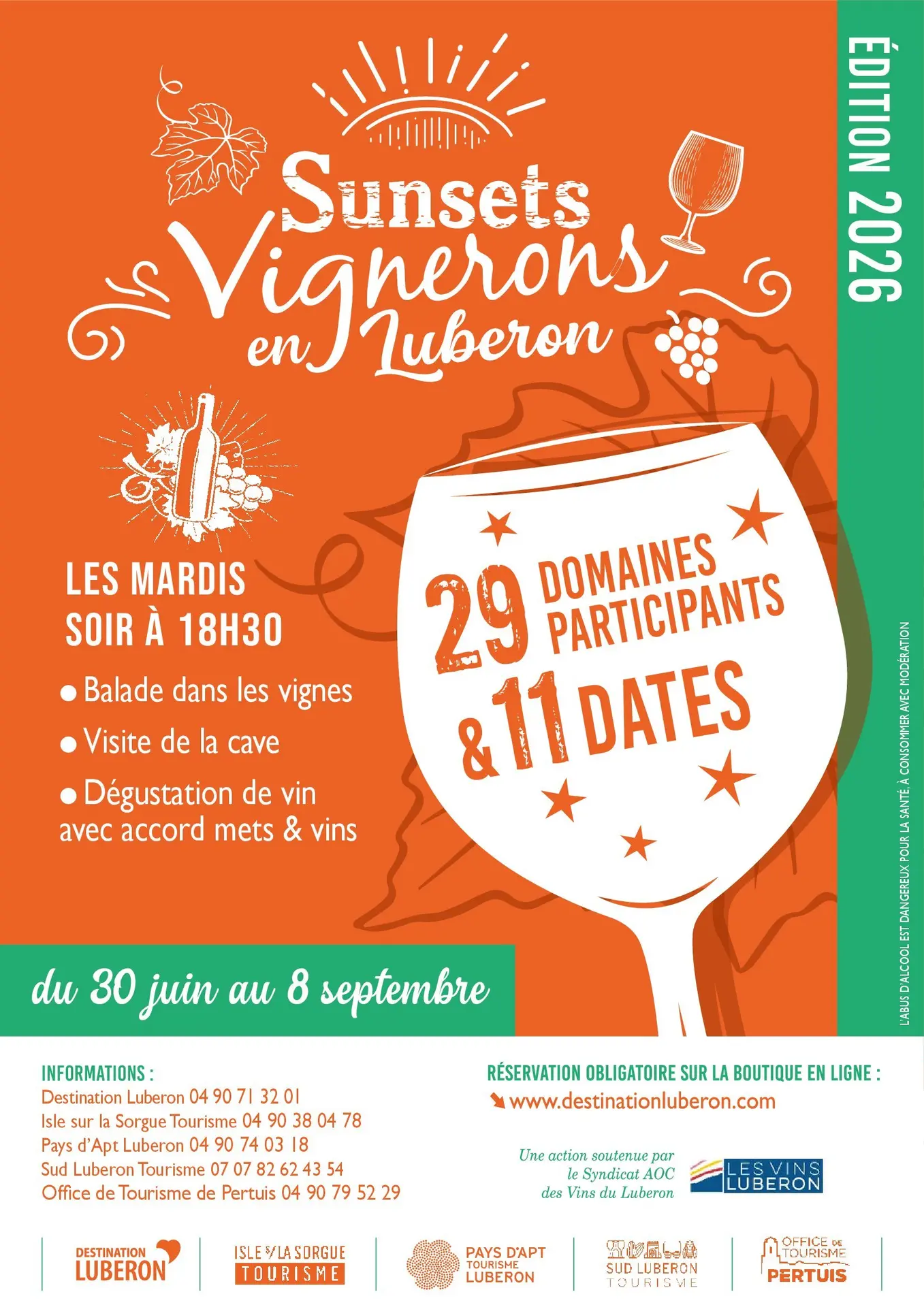 Les Sunsets Vignerons en Luberon