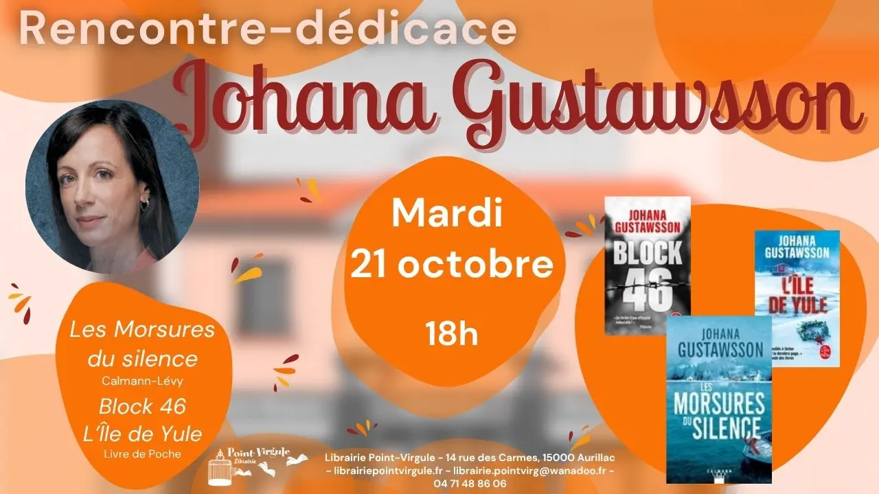 Rencontre-dédicace Johane Gustawson