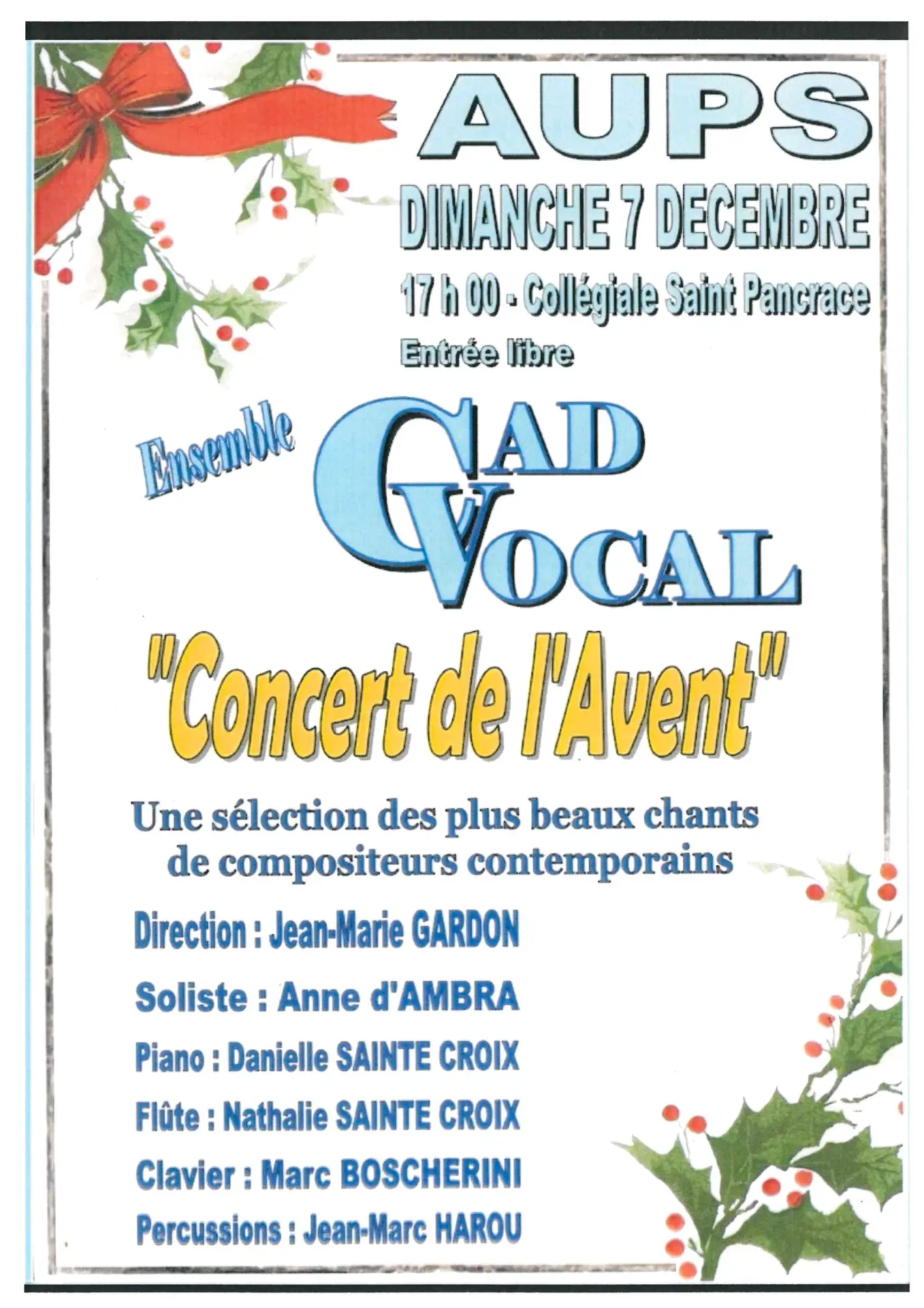 Concert de l'Avent