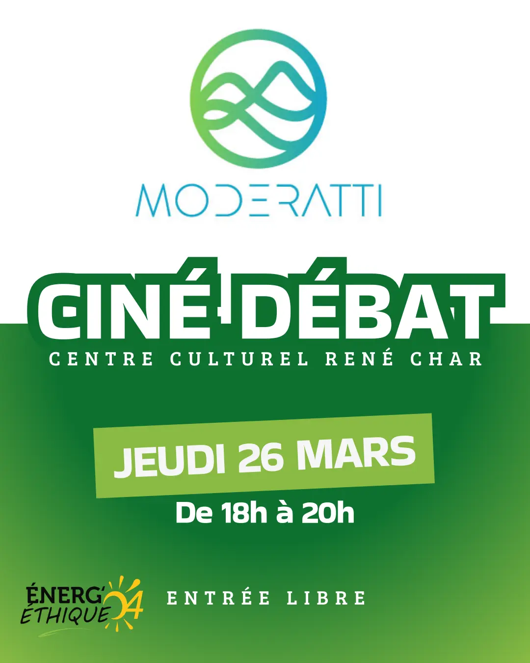 Ciné débat - Moderatti