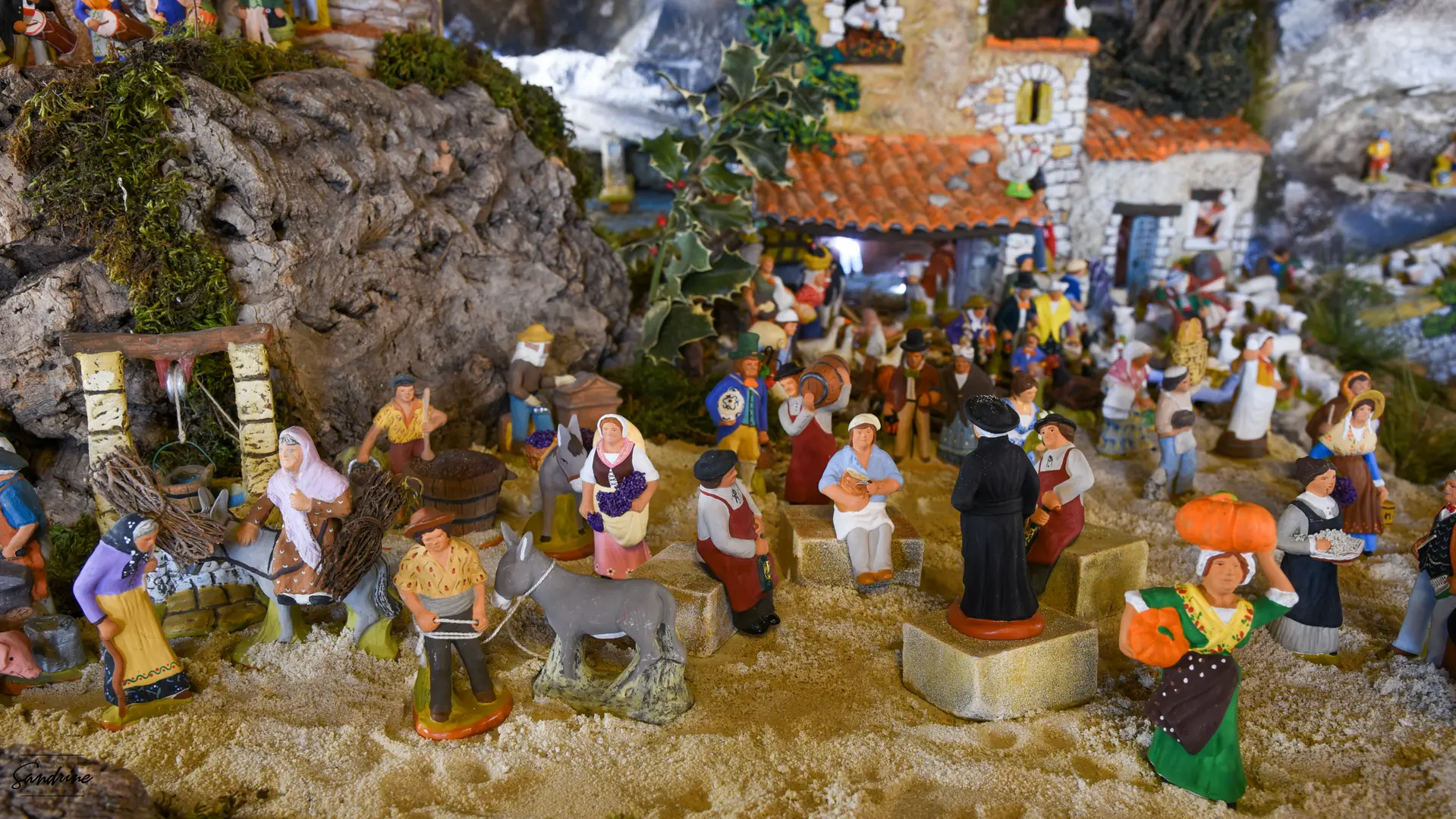 Scène de vie : le village