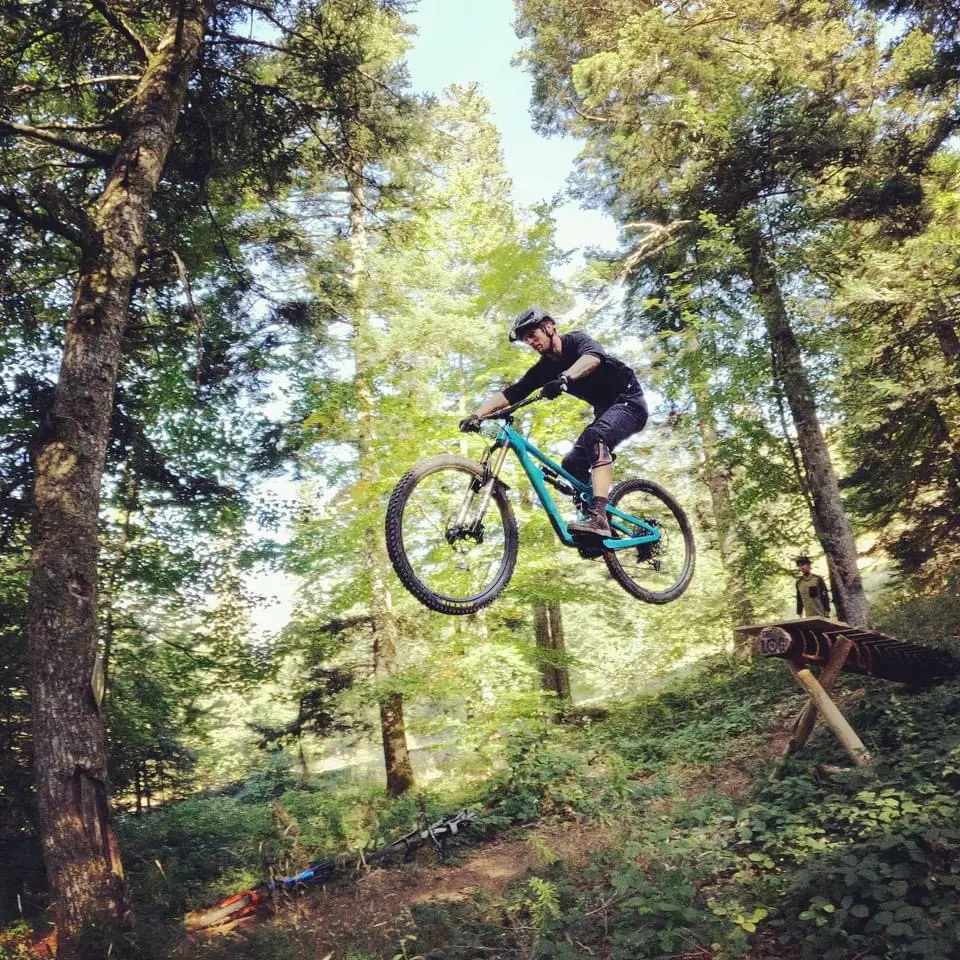 Bike Park de Cormaranche en Bugey