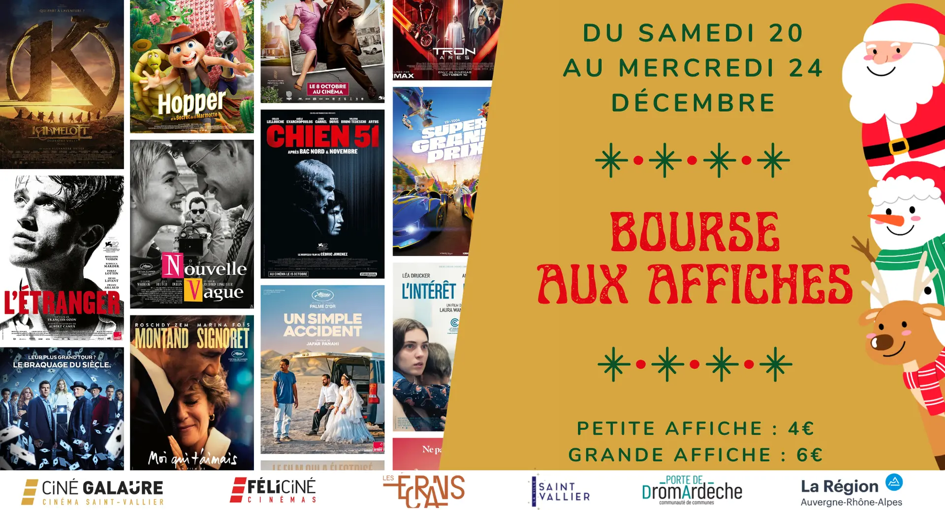 Affiche présentant la vente