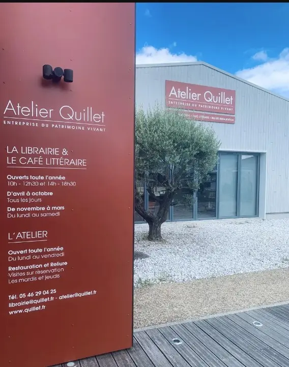 Vue extérieure de la Librairie Quillet