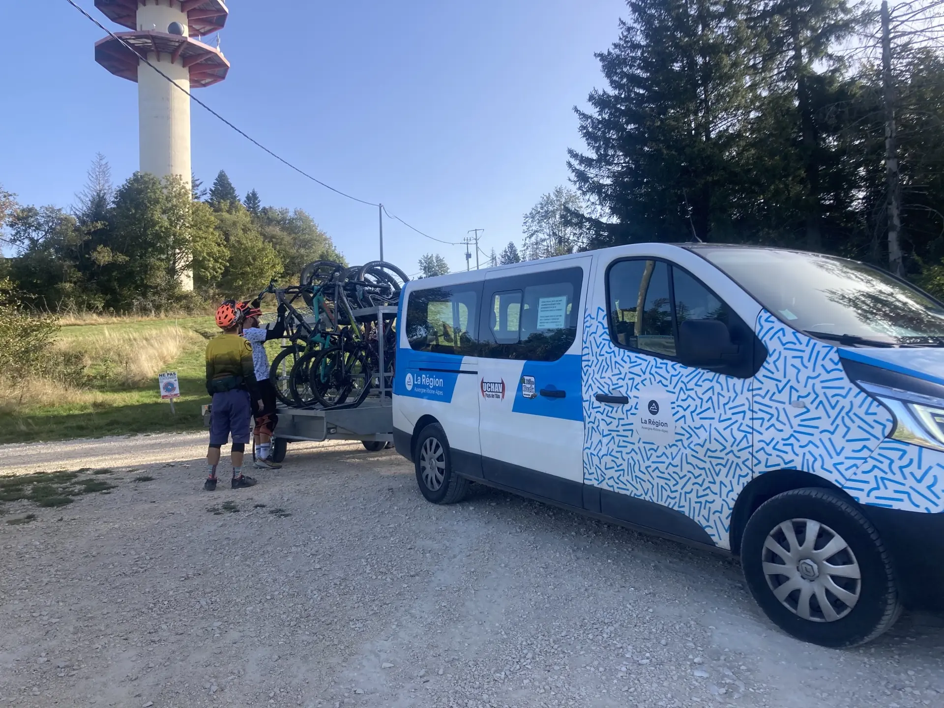 Navettes au Bike Park de Cormaranche