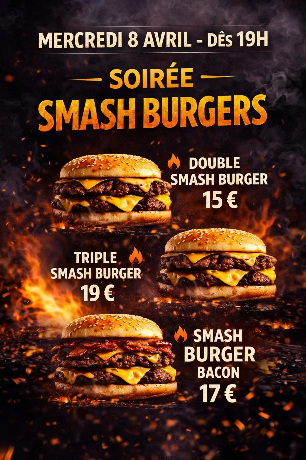 Soirée Smash Burgers & Match_Le Cannet