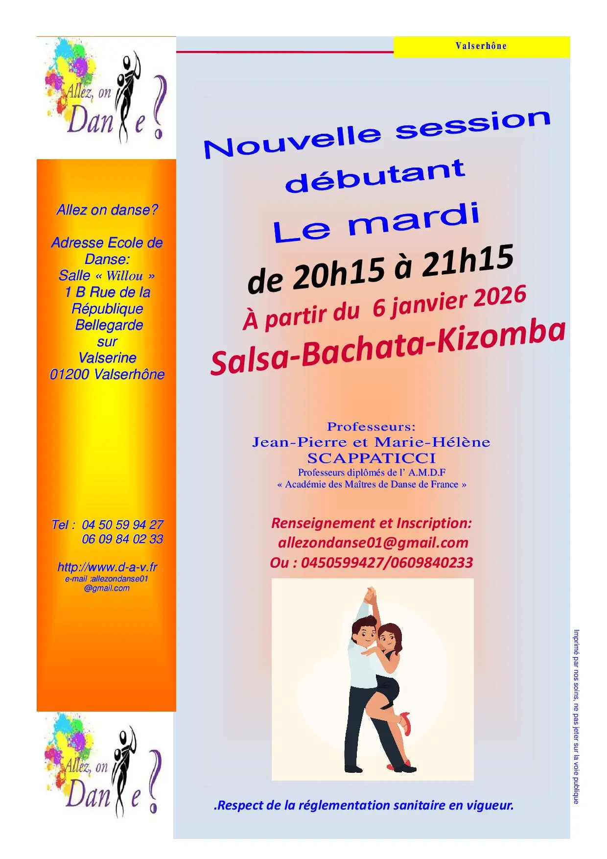 Cours Salsa-Bachata-Kizomba