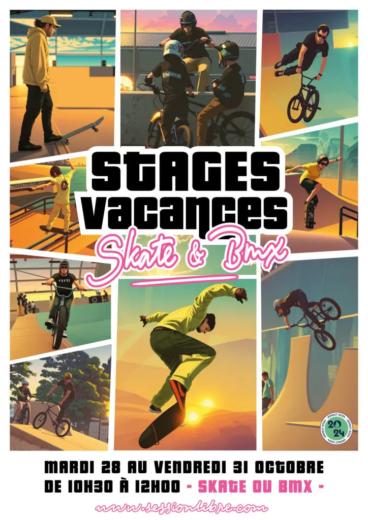 Stage skate et BMX avec Session libre