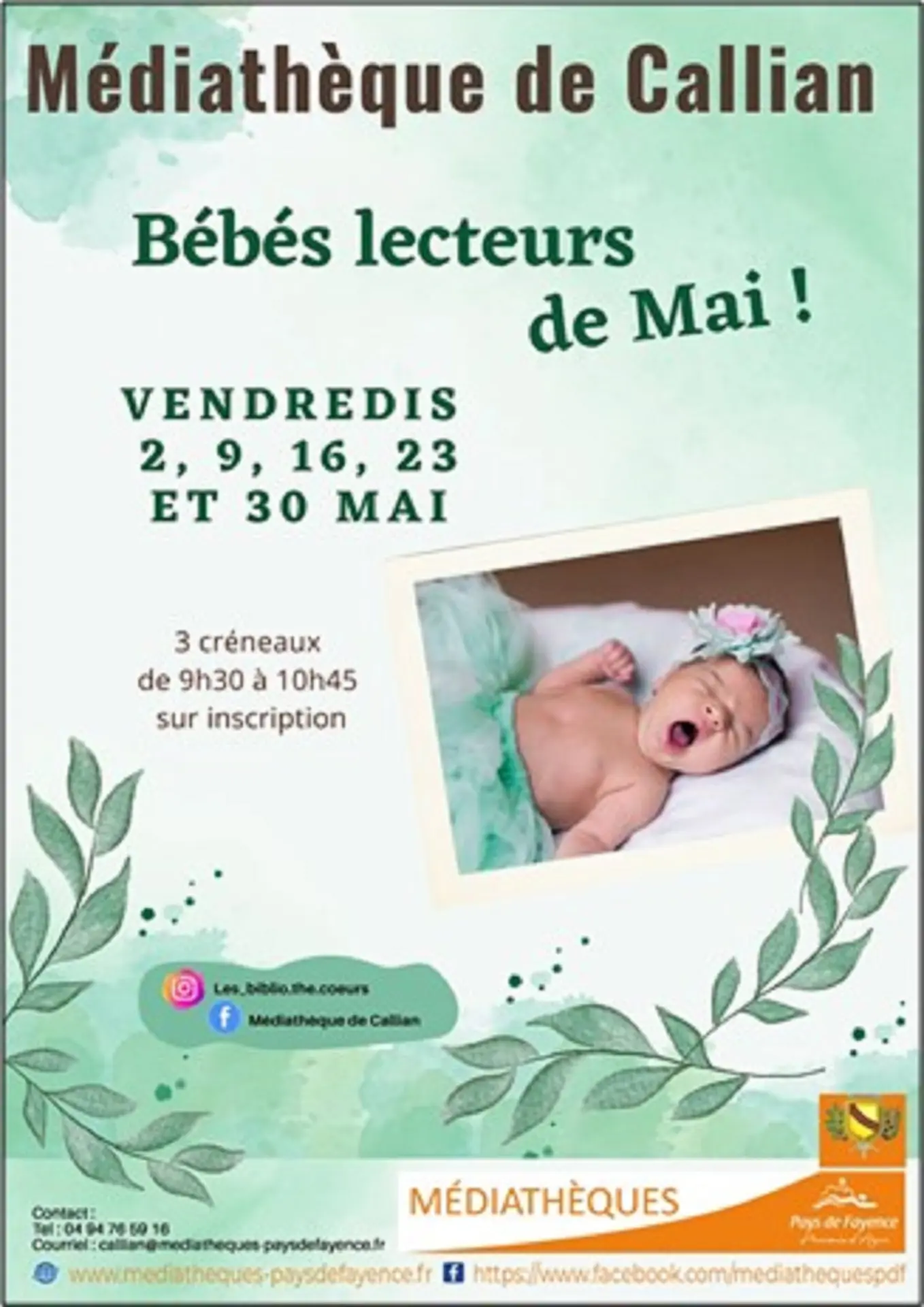 2, 9, 16, 23, 30 mai