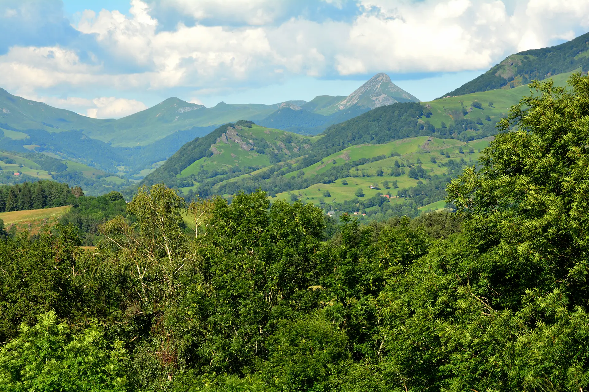 Vue sur le Puy Griou