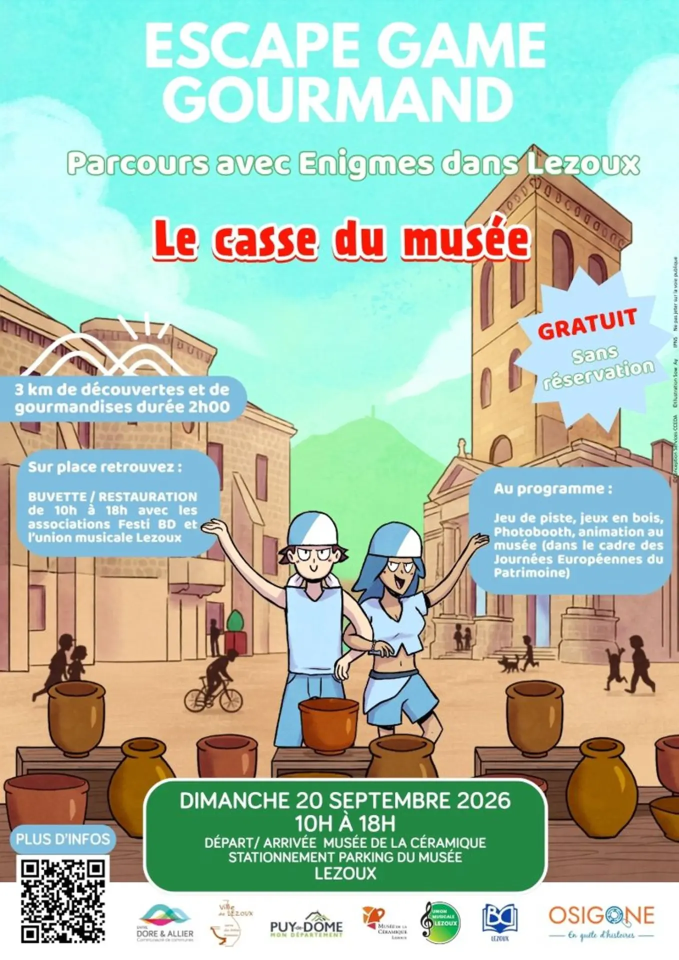 Escape game gourmand : Le casse du musée_Lezoux