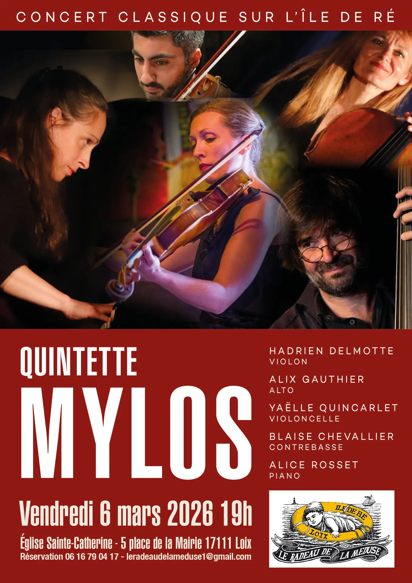 Quintette Mylos par le radeau de la méduse_Loix