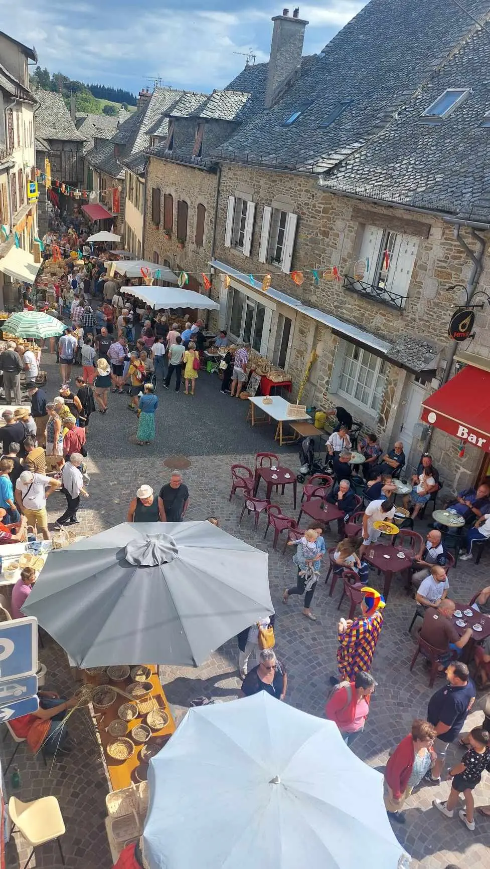 Vue de l'étage de la Mairie