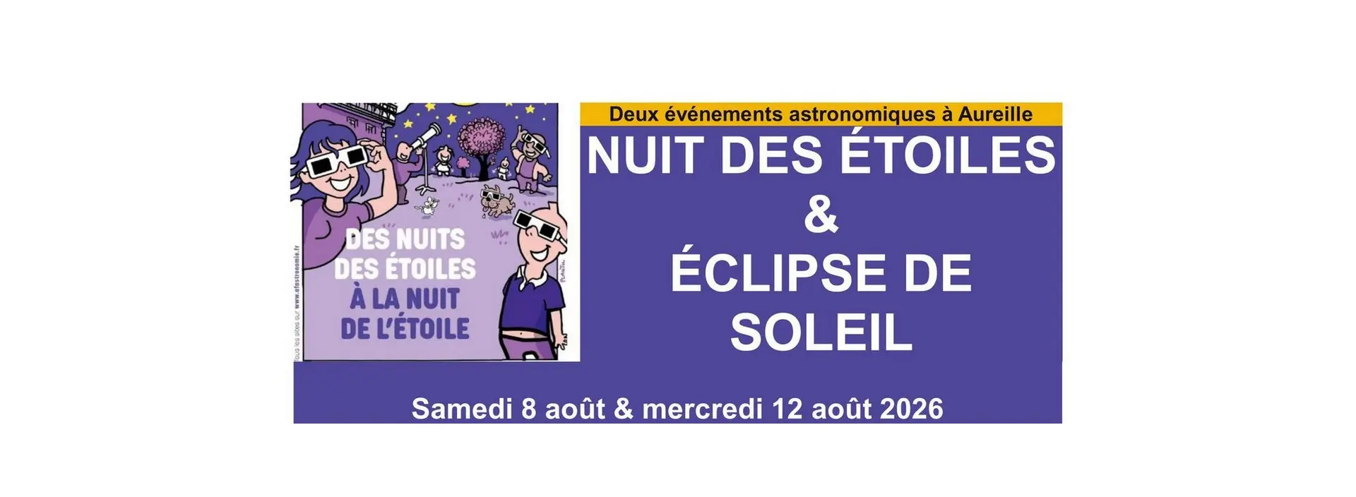 Vignette Les Nuits des Étoiles à Aureille 08.08 et 12.08.26