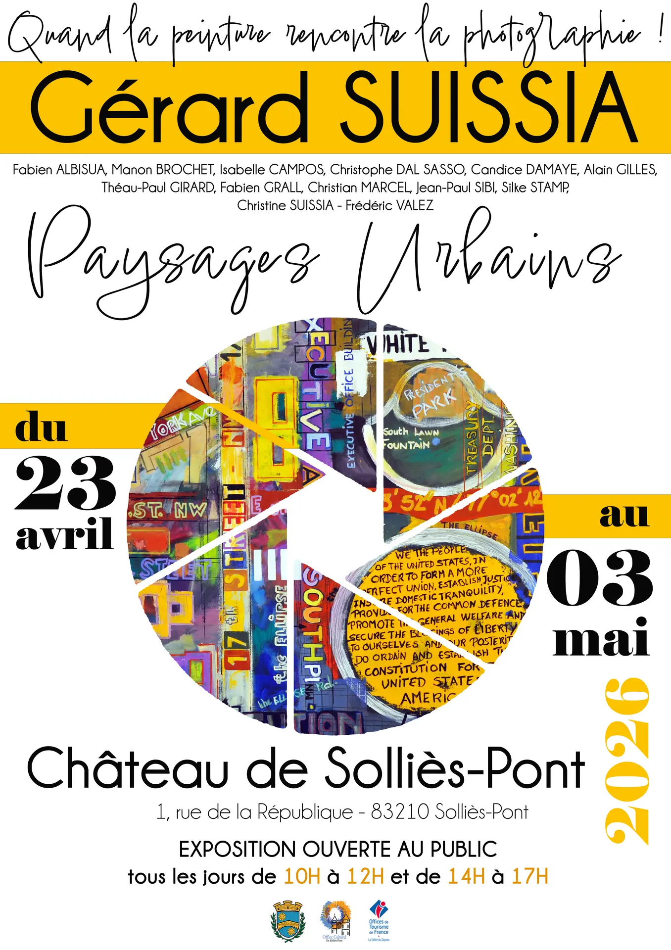 Exposition : Paysage urbains : quand la peinture rencontre la photographie_Solliès-Pont