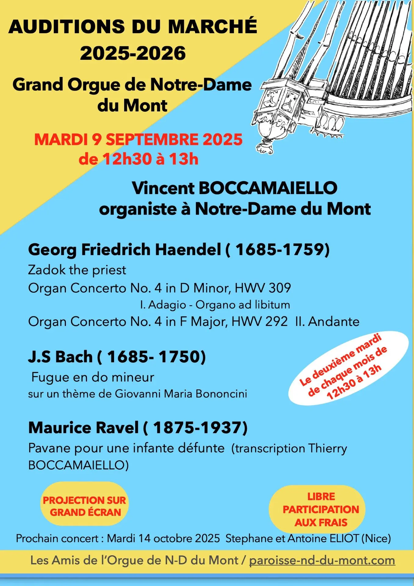 affiche détails concert du 9 sept