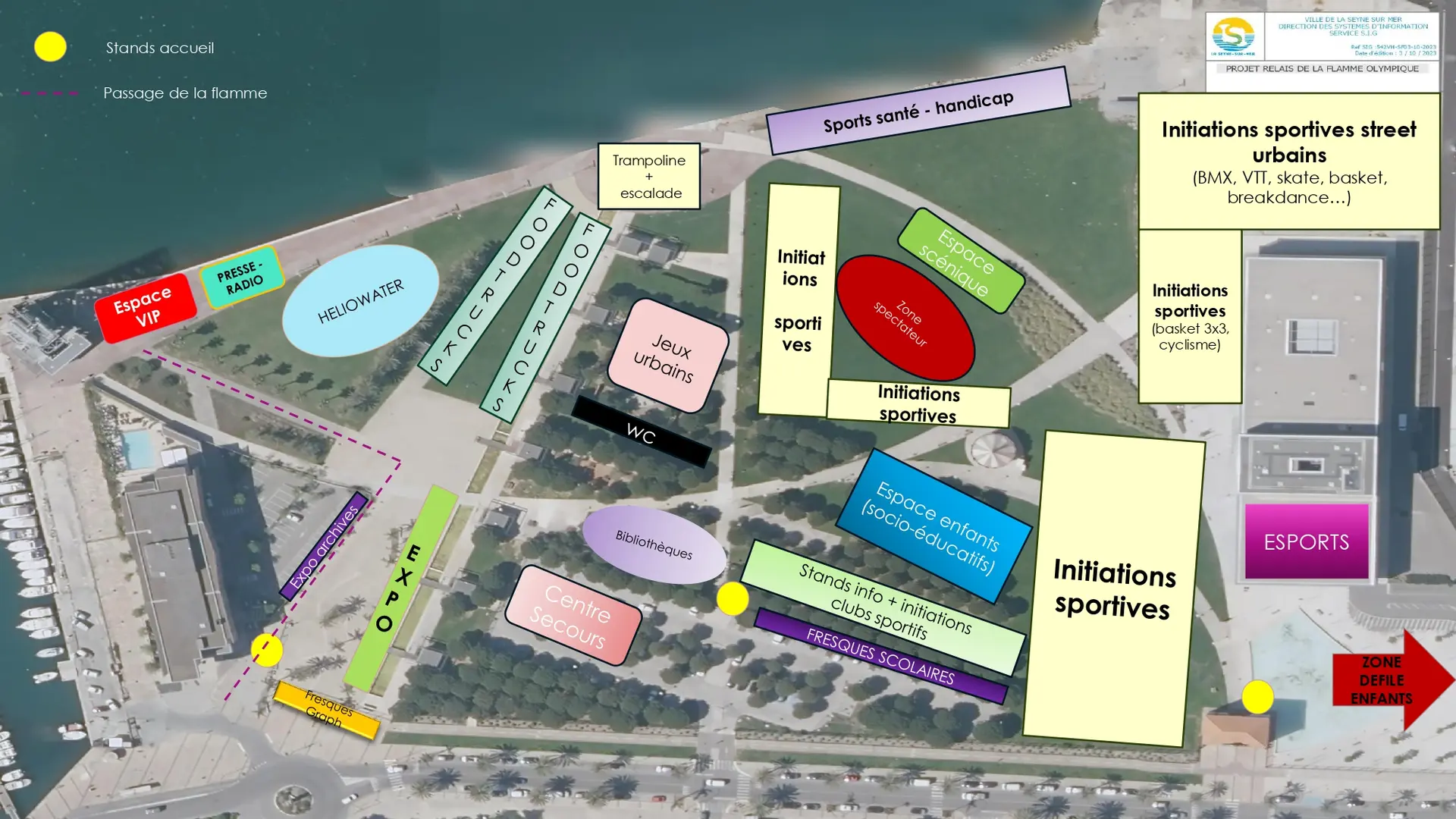 Plans village olympique