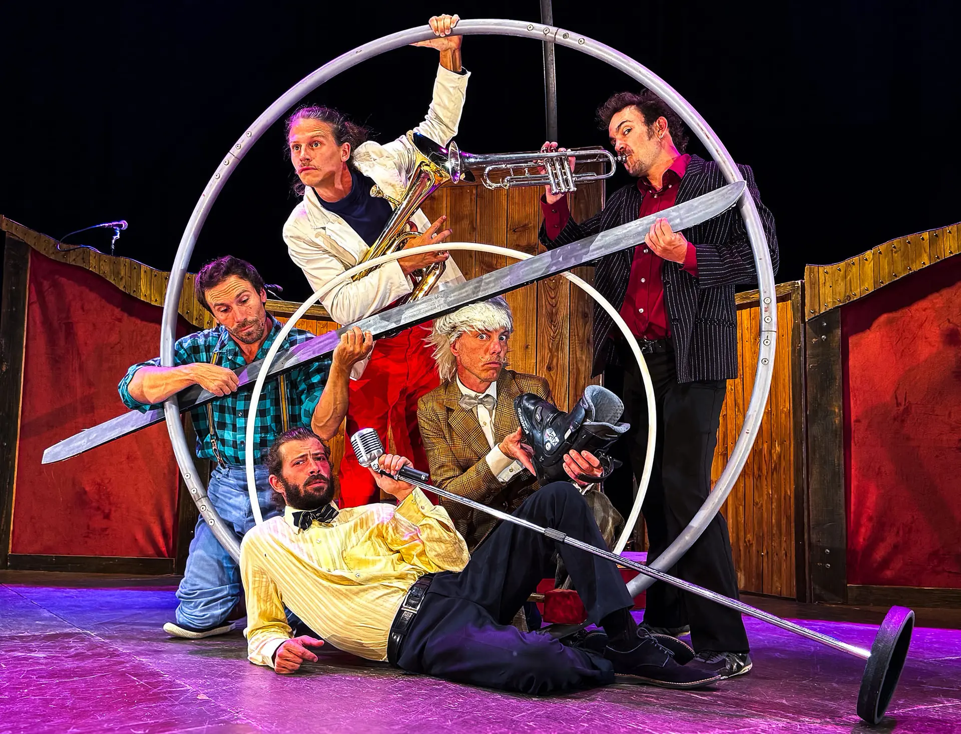Festival des Arts du cirque : Les madeleines de poulpes - Cirque, clown et musique live_Faverges-Seythenex
