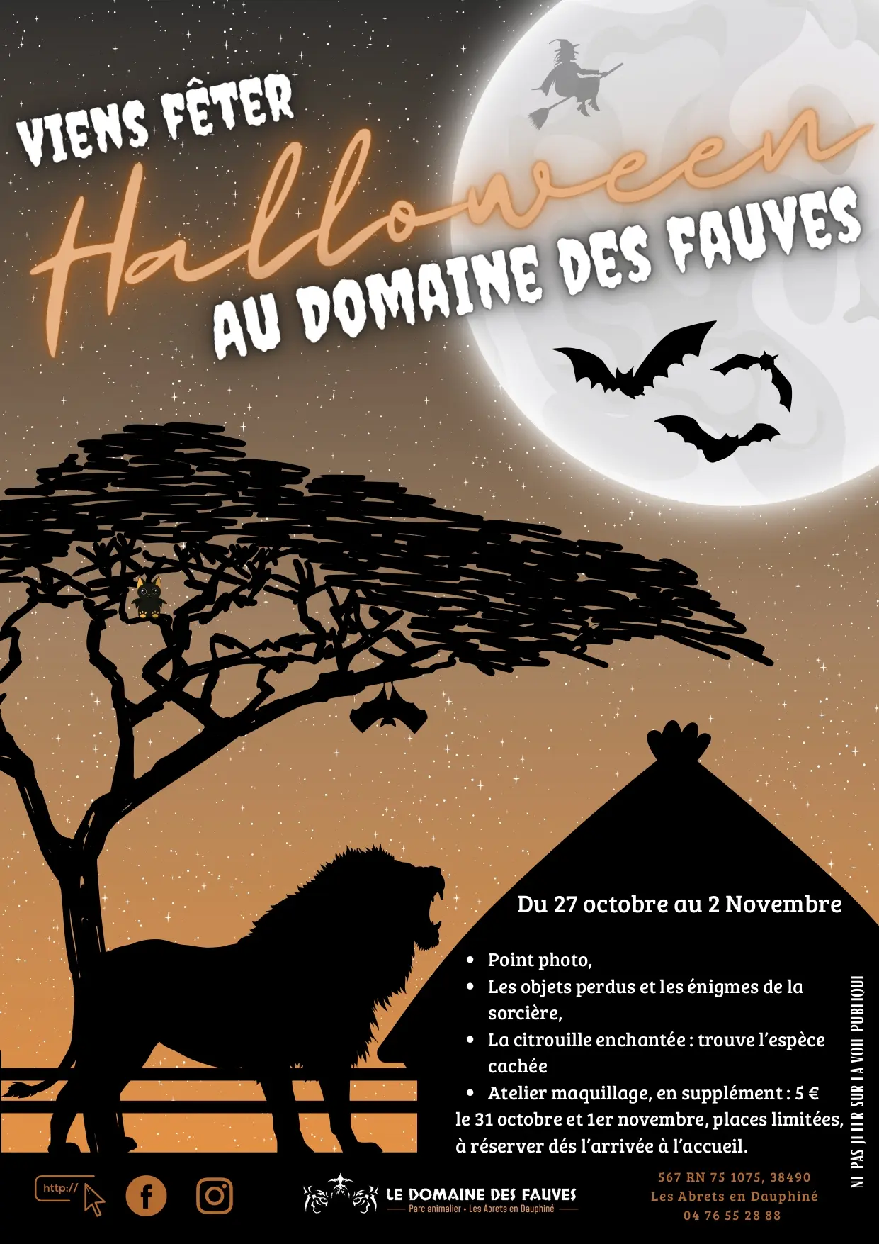 Affiche descriptive de l'évènement
