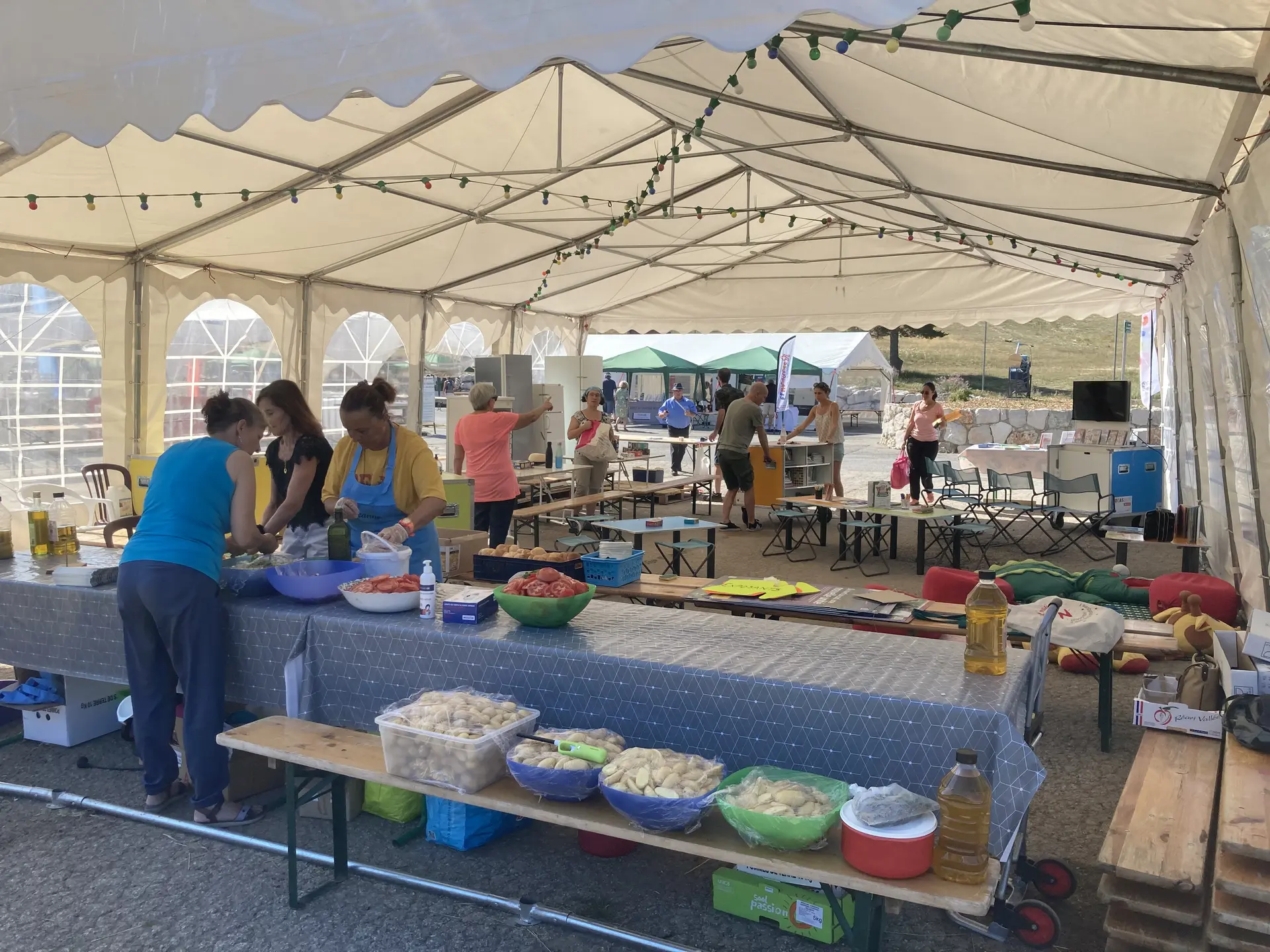 Le comité des fêtes en action