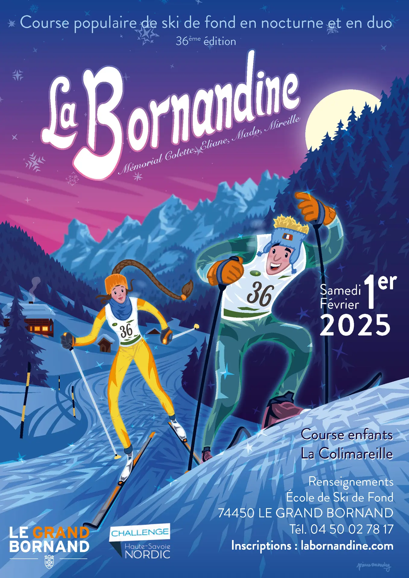 Affiche La Bornandine 2025