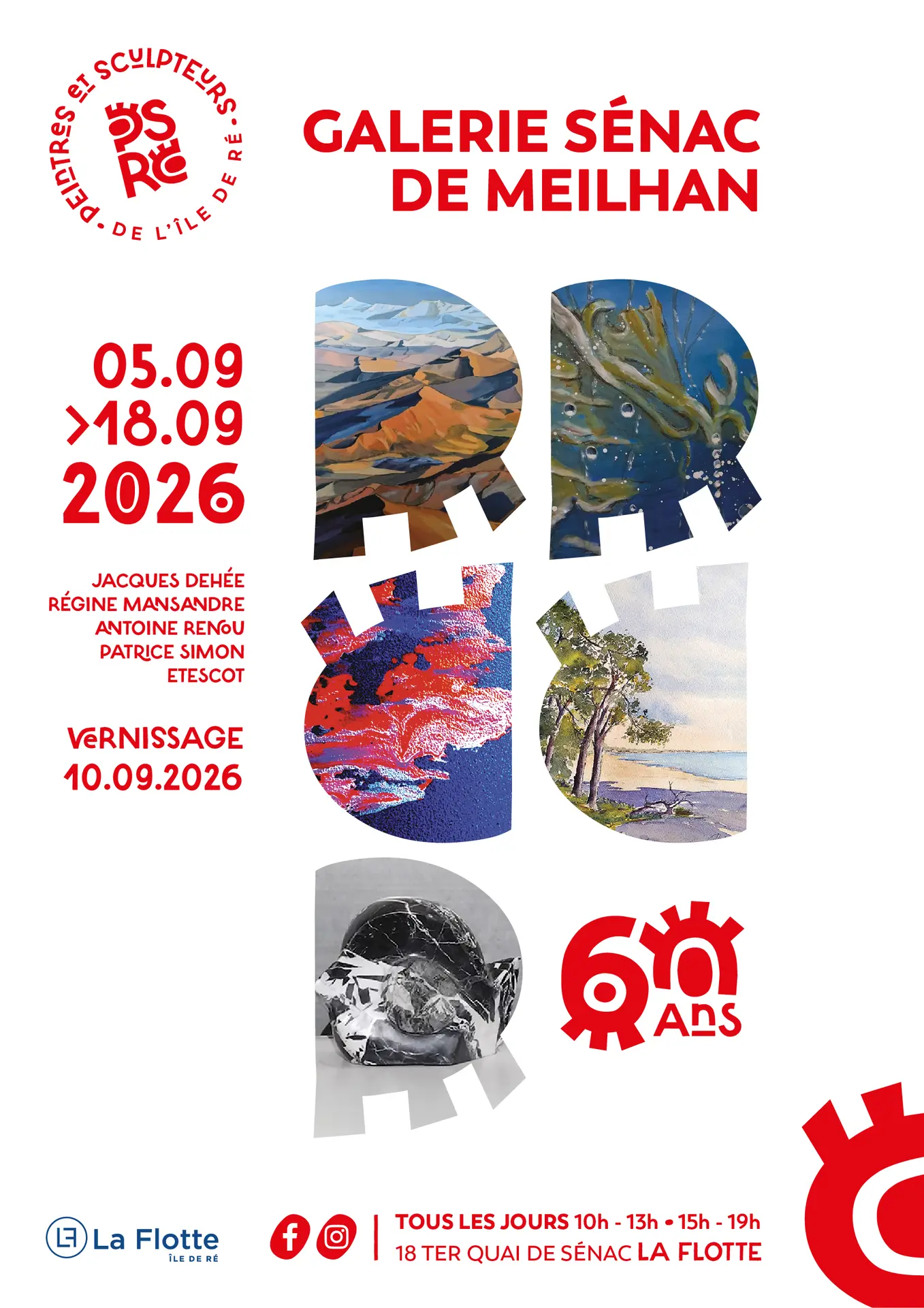 Plakat zur Ausstellung in der Galerie