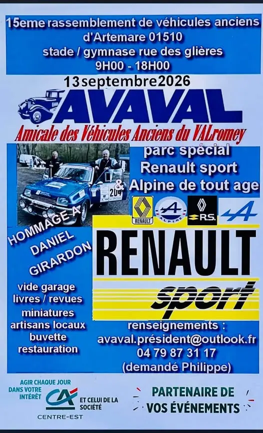 Rassemblement de véhicules anciens_Artemare