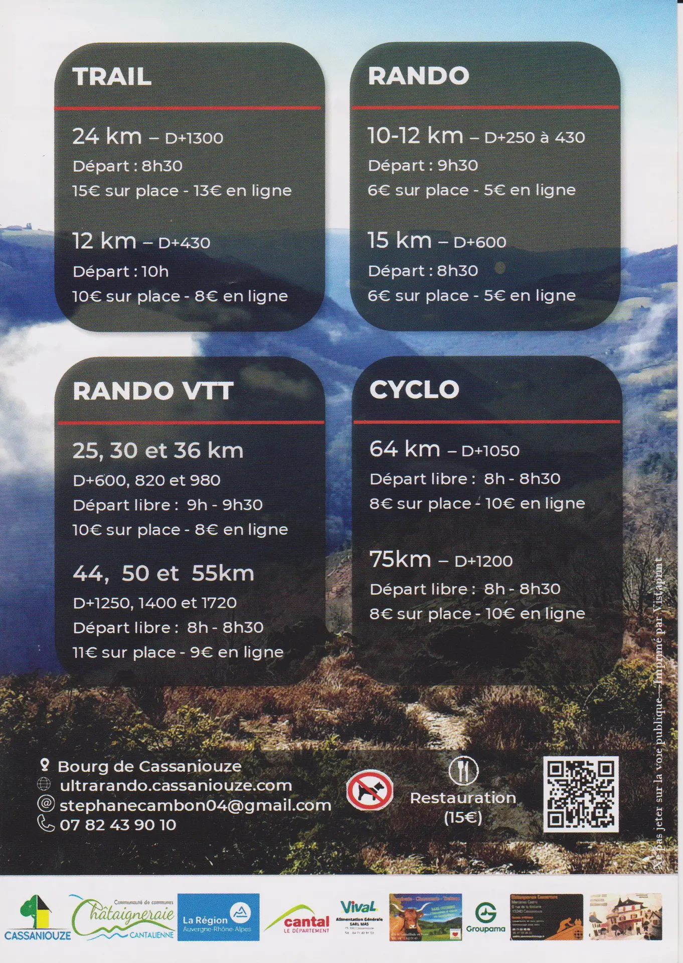 Verso Ultre Rando Flyer