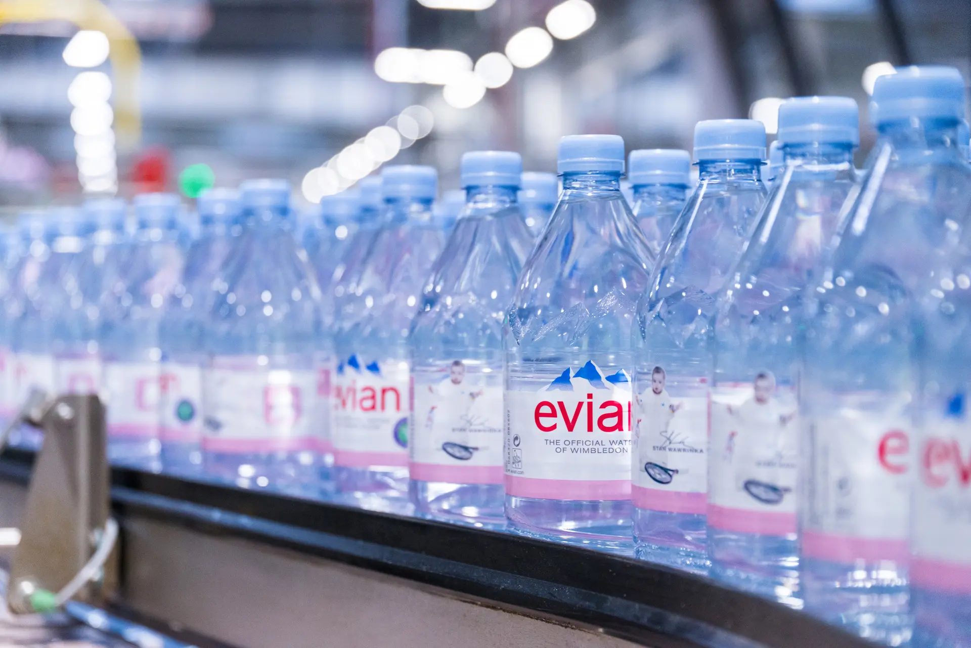 ligne de production evian