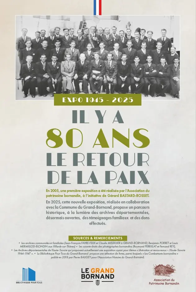 exposition Il y a 80 ans : le retour à la paix