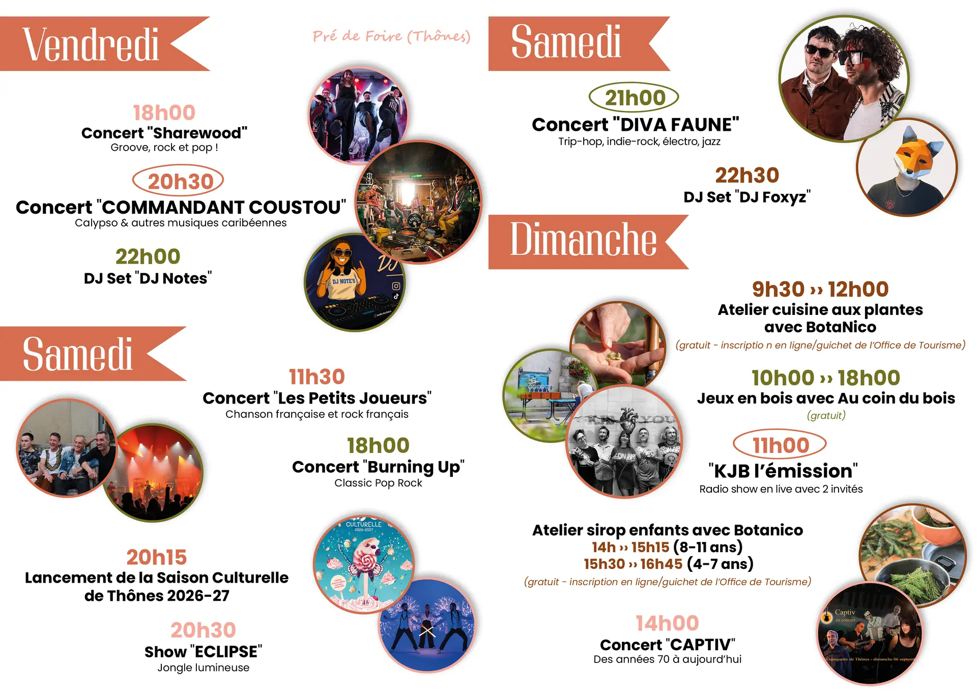 La Guinguette Gourmande_Thônes_Programme