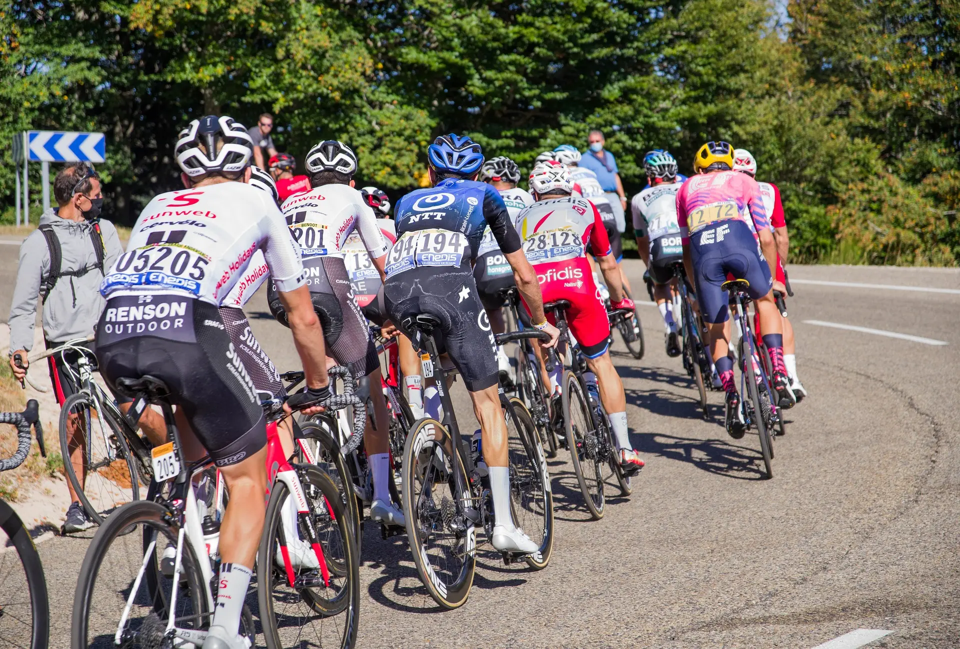 Passage du Tour de France à Plateau d'Hauteville