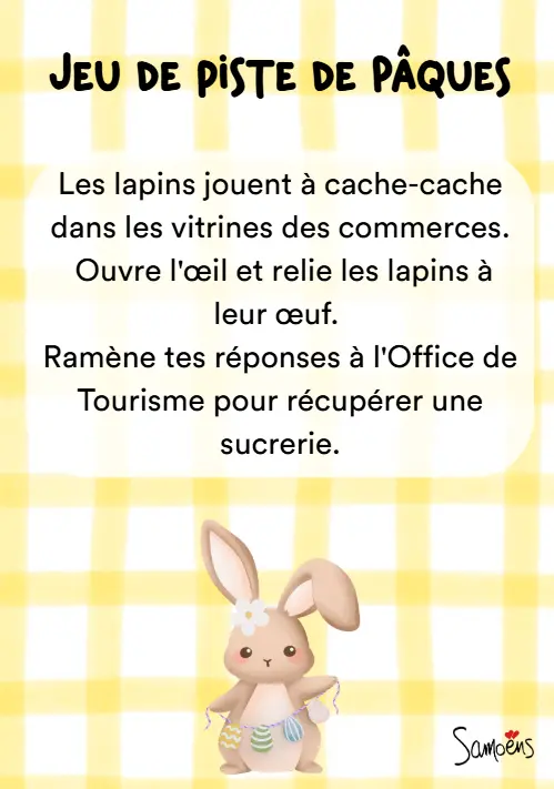 Affiche du jeu de piste