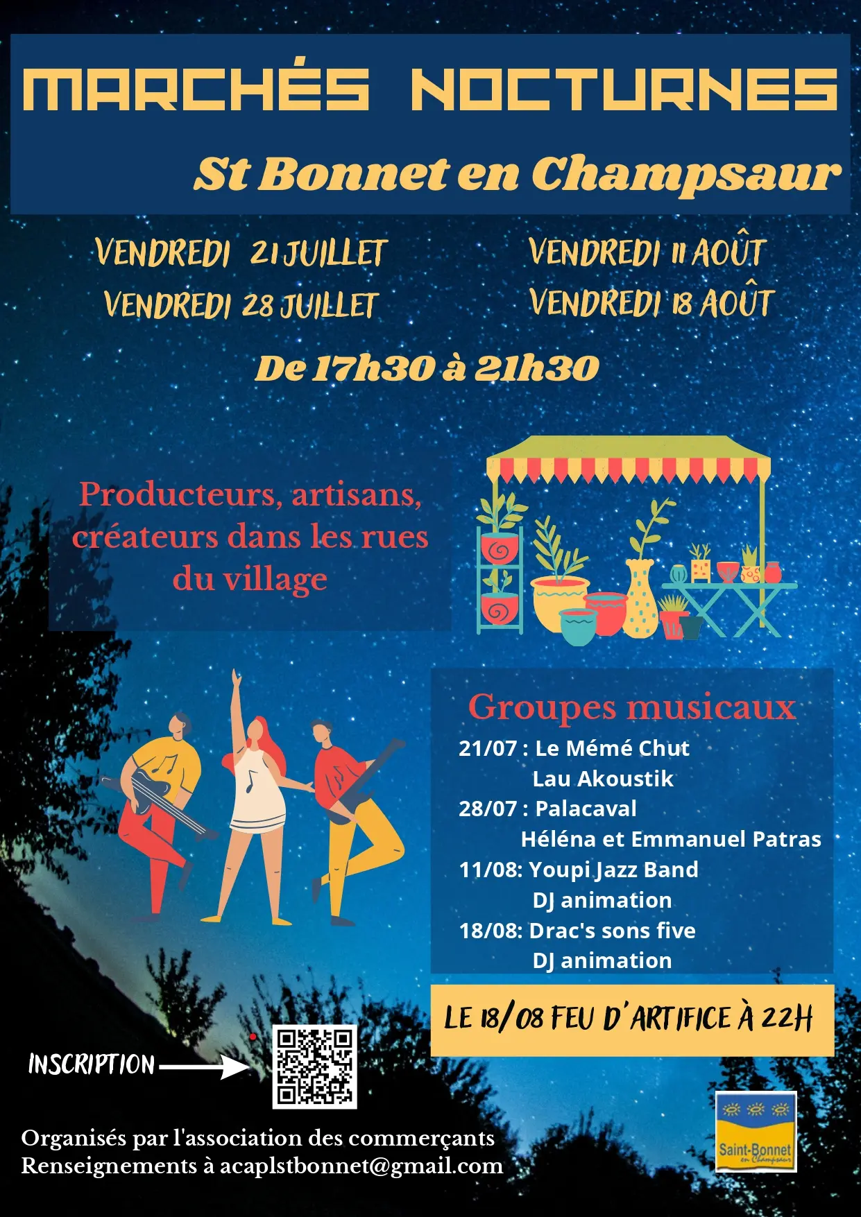 Marché des producteurs de pays à St Bonnet