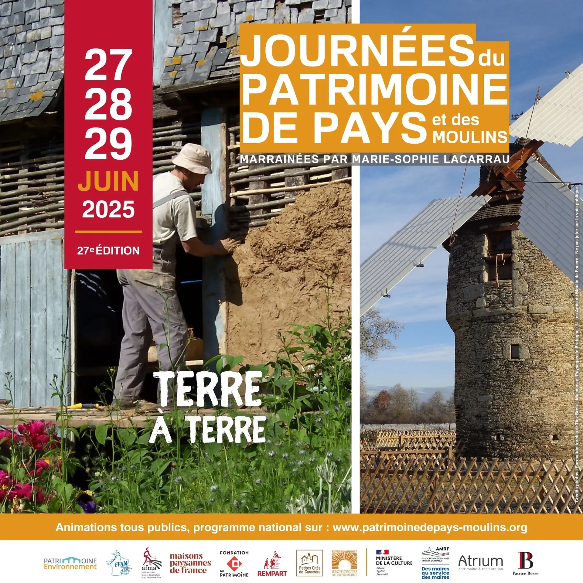 Journées de Patrimoine de Pays et des Moulins