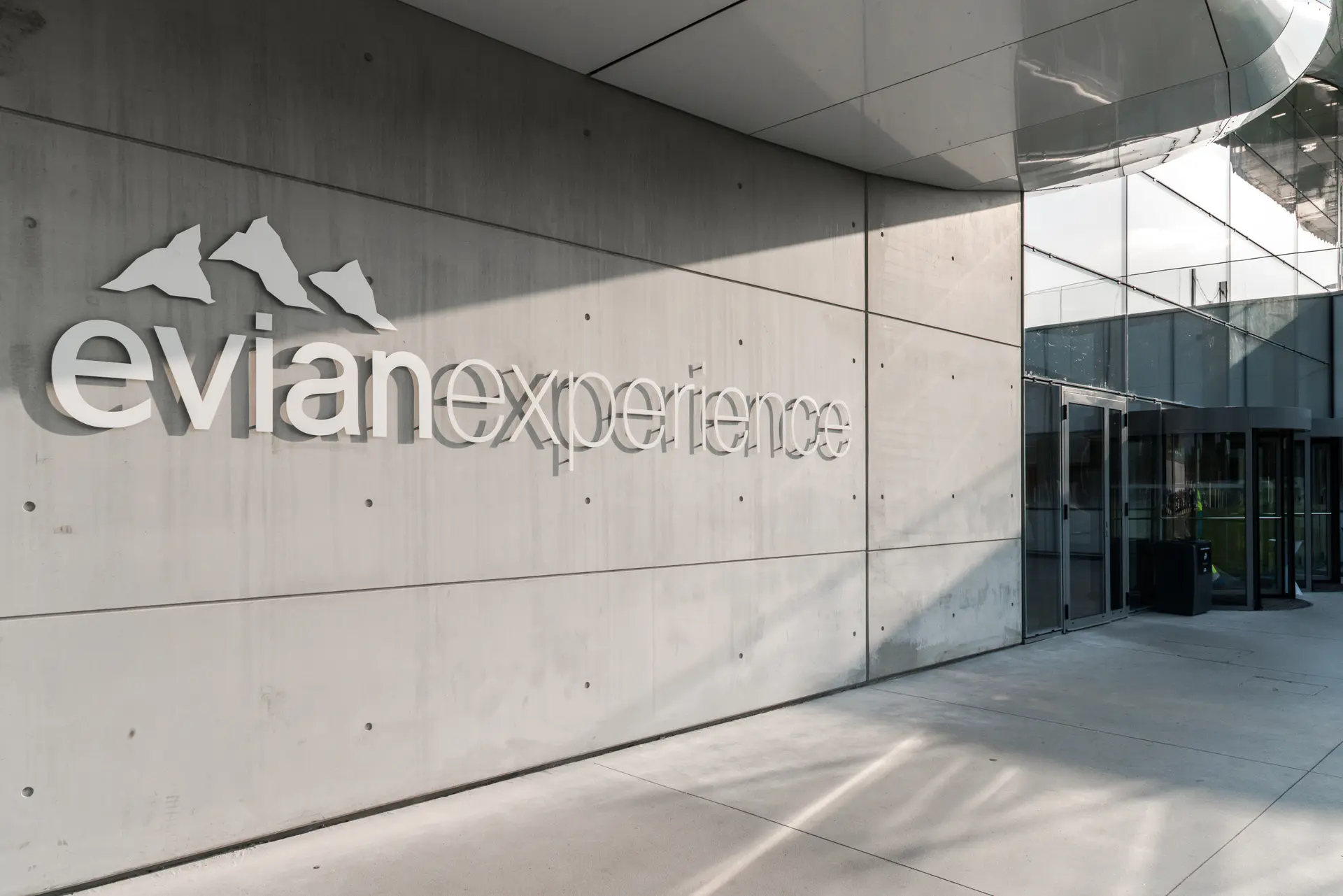 entrée de la galerie de visite