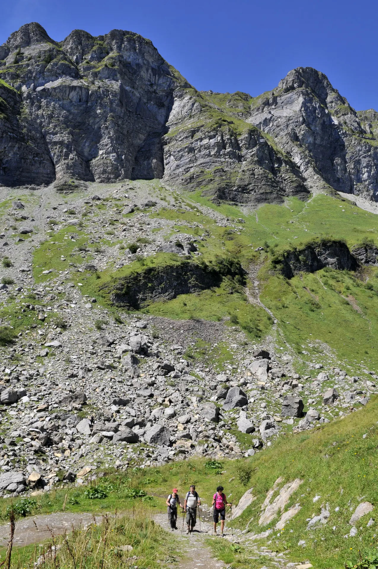 Cime du Piron cliffs