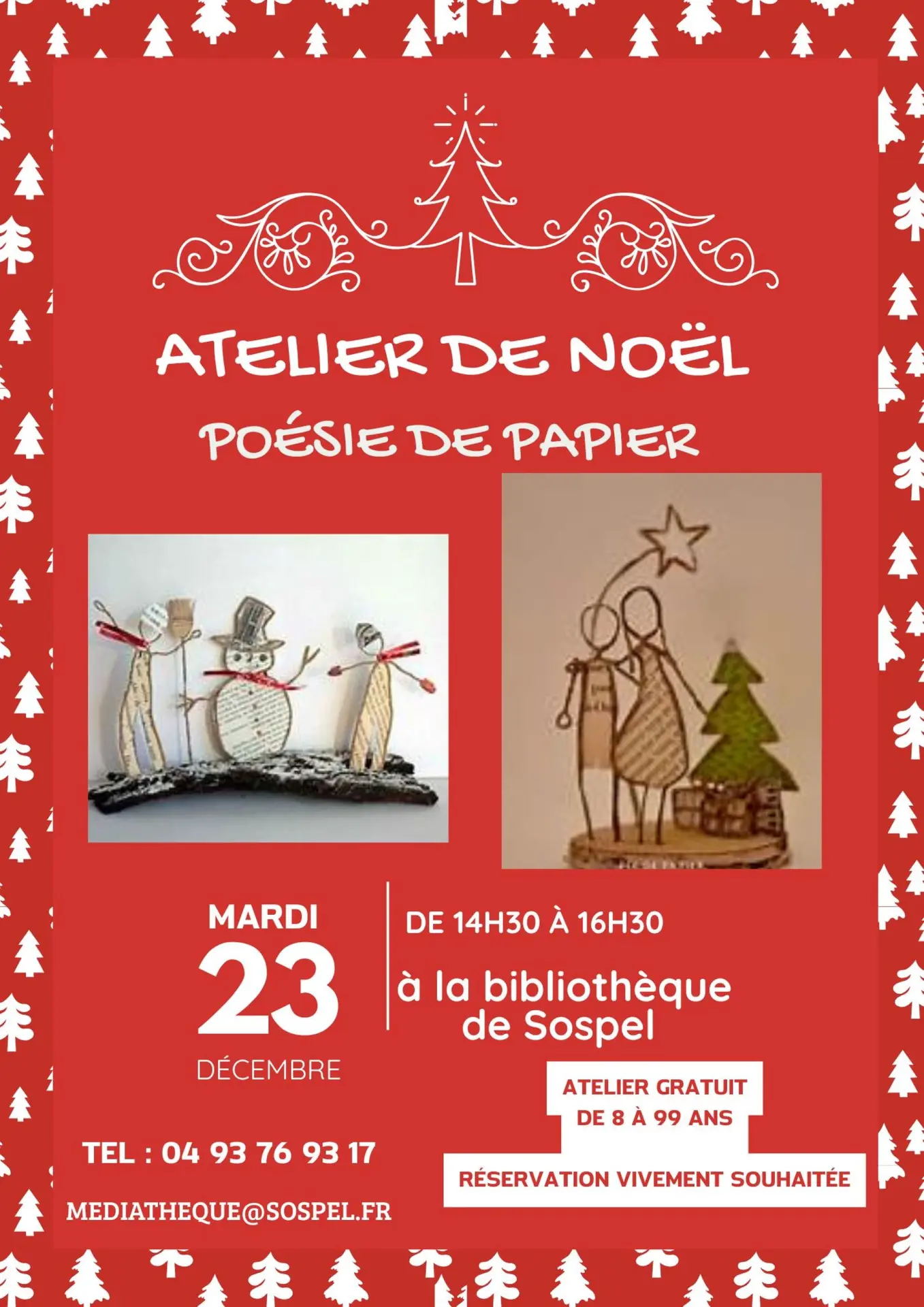 photo facebook atelier de Noël