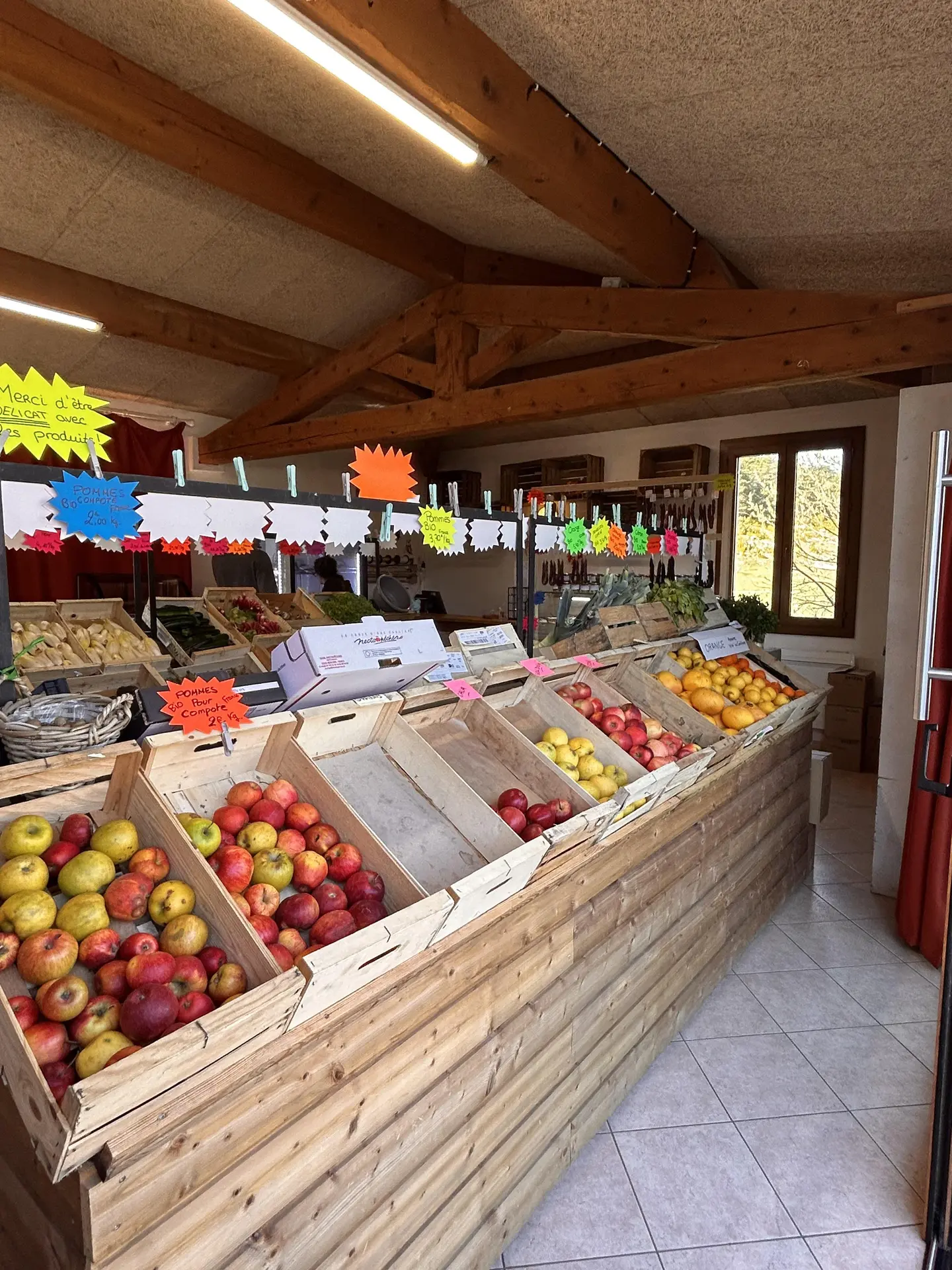 banc des fruits & légumes