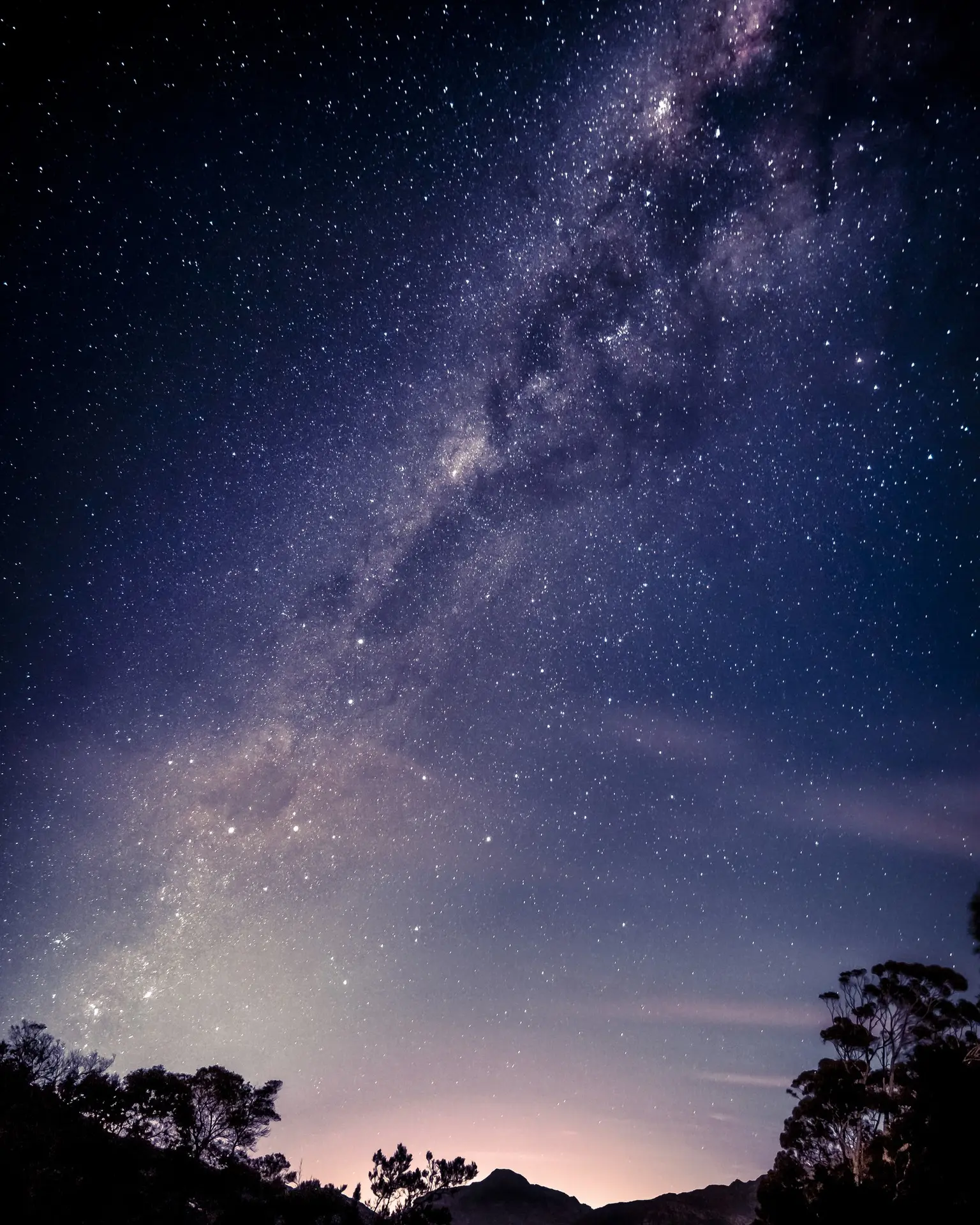 Vertical-shot-beautiful-starry-sky