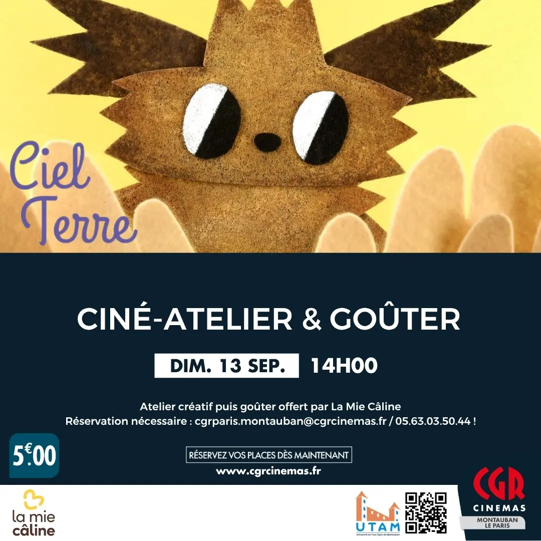 CGR - Ciné-atelier et goûter - Entre Ciel et Terre